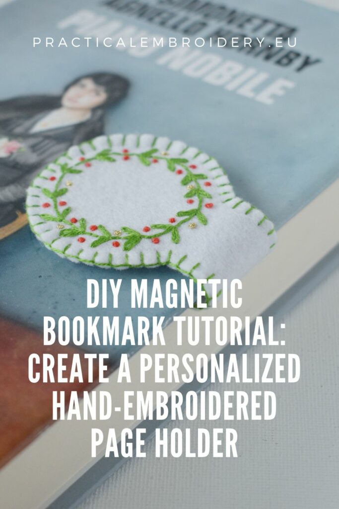 DIY Magnetic Bookmark with Free Pattern