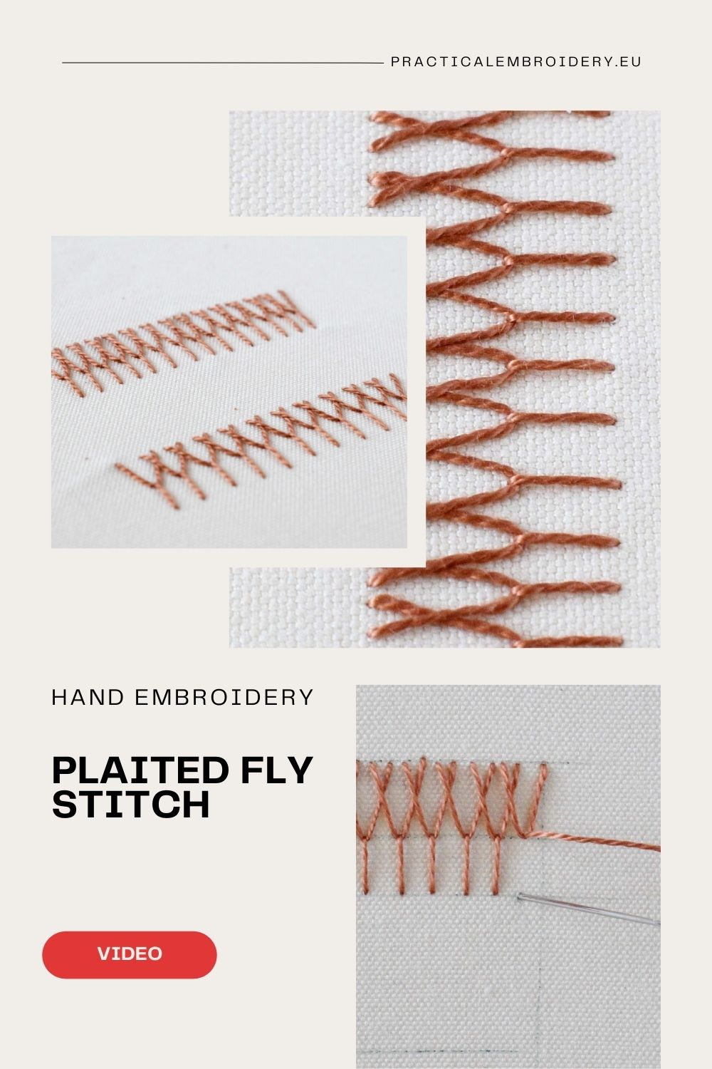 Watch and Learn: Plaited Fly Stitch Video Tutorial