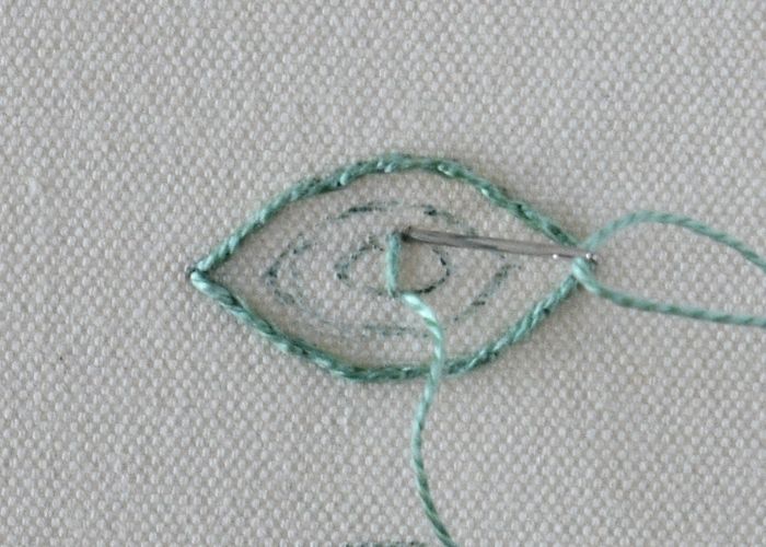 Padded Satin Stitch step4