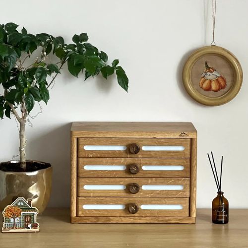 Wooden Thread Cabinet on Etsy