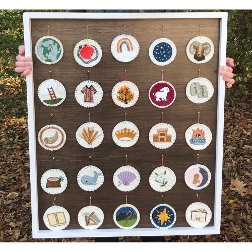 Advent Ornament Embroidery Patterns (25 Patterns) on Etsy