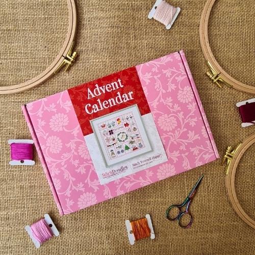 Christmas Advent Calendar Hand Embroidery Kit on Etsy