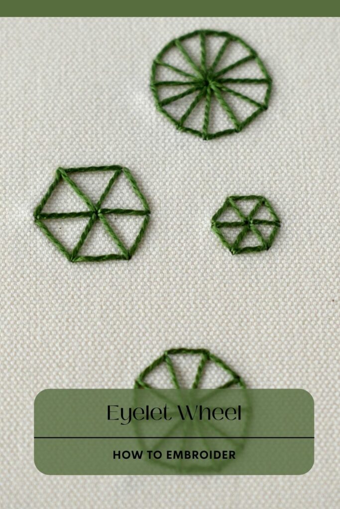 Step-by-Step Guide to Eyelet Wheel Stitch