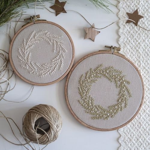 Christmas embroidery pattern on Etsy