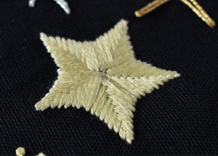 Fishbone Stitch Star