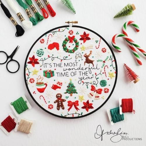 Christmas embroidery ideas for advanced stitchers