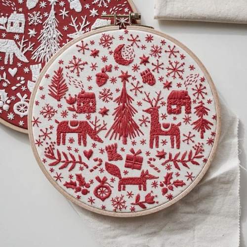 Nordic Christmas design on Etsy