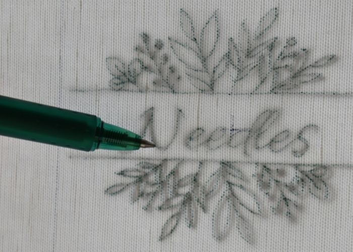 Pattern transfer of the botanical design