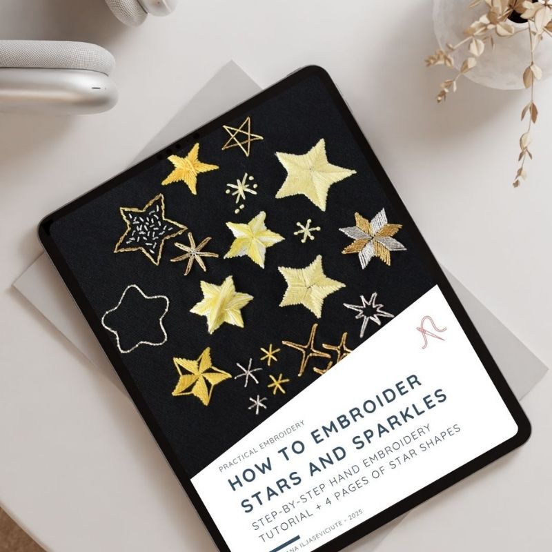 Stars and Sparkles Tutorial PDF in a shop image