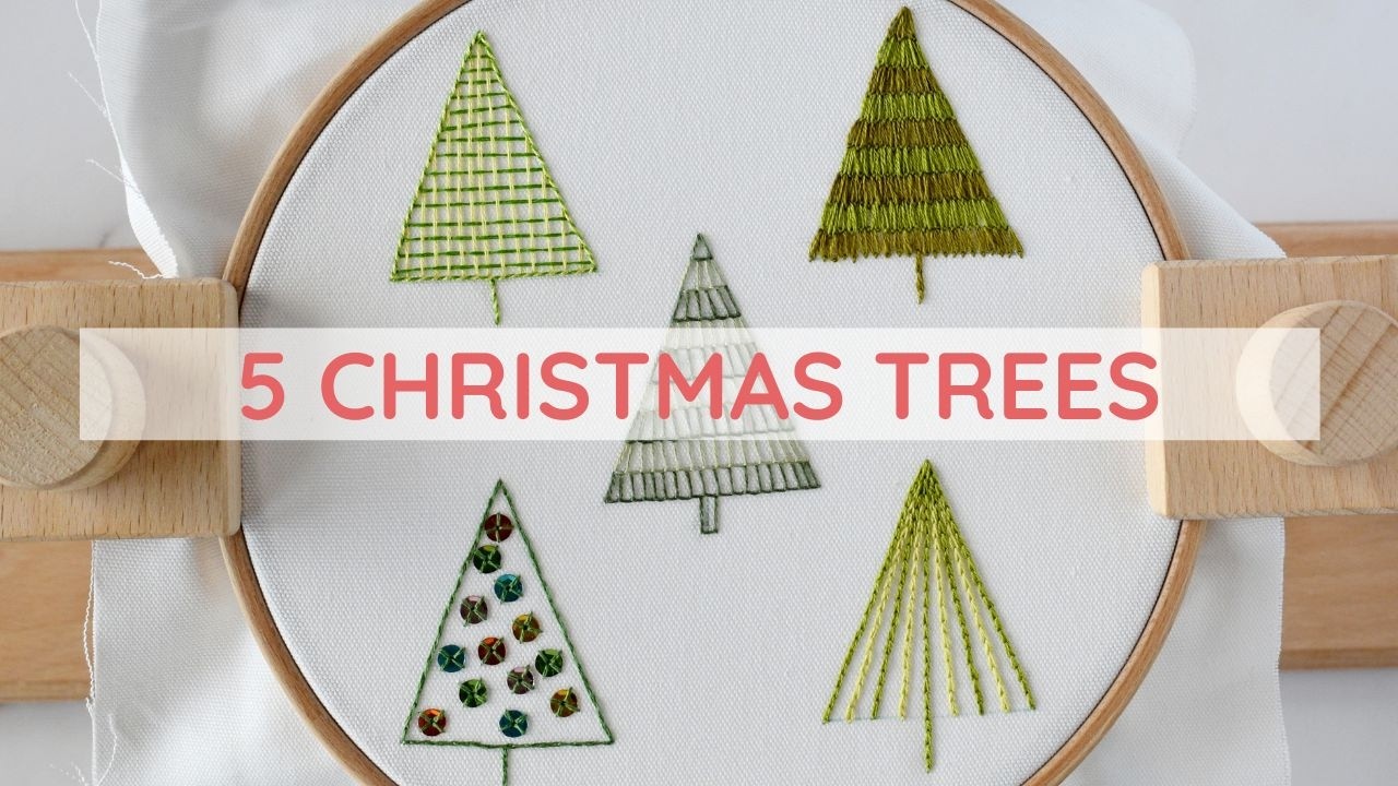 Come ricamare l’albero di Natale: 5 semplici metodi + modello PDF gratuito