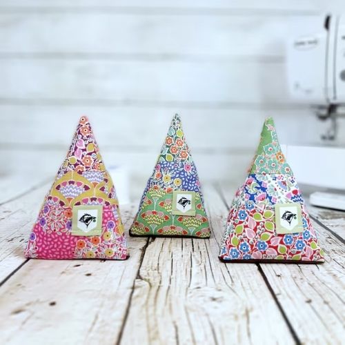 Pin Points - Emery sand pin cushion with handy pocket on Etsy