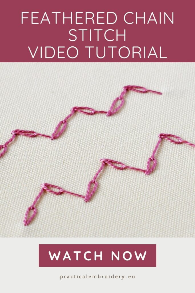 Feathered Chain Stitch in Minutes - video guide!