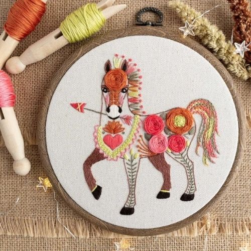 Sagittarius embroidery pattern Designed by TheHoopInHand on Etsy