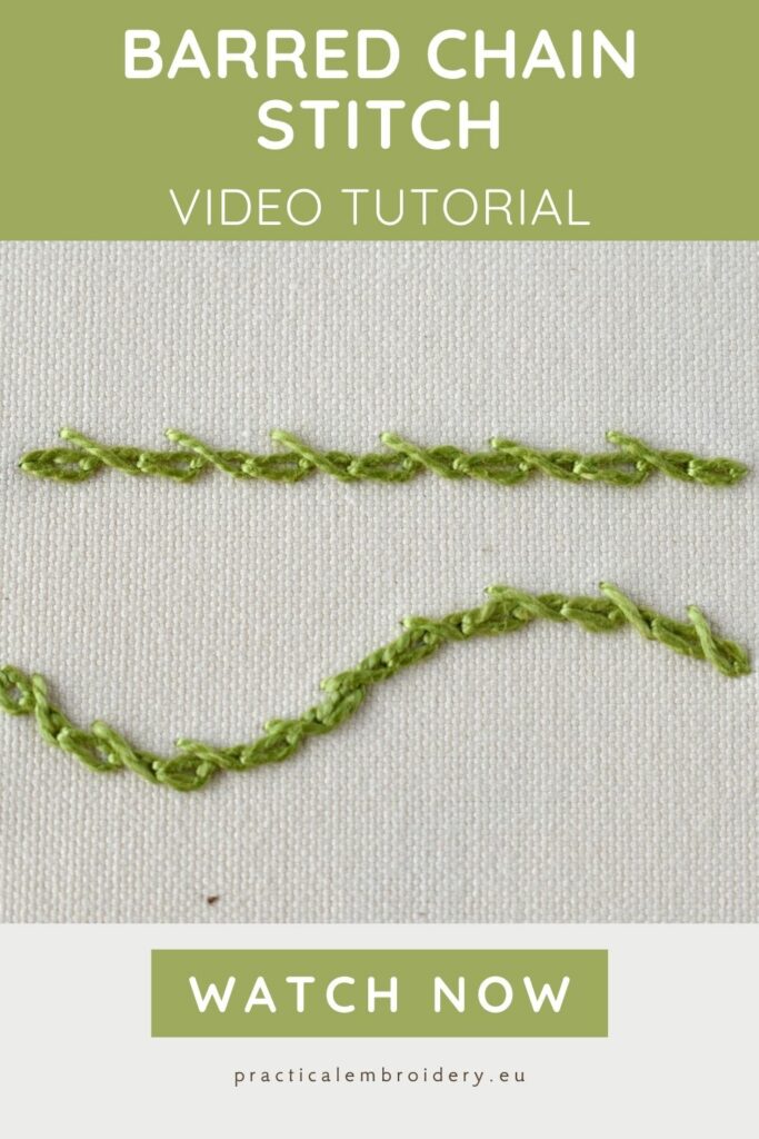 Barred Chain Stitch: Video Tutorial!