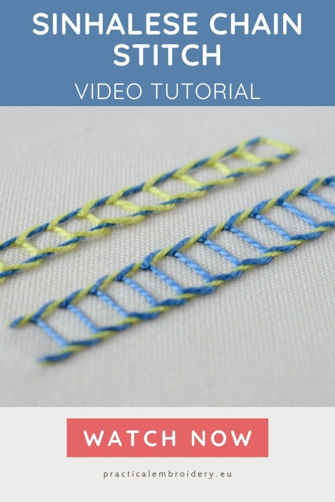 Embroider Like a Pro with Sinhalese Stitch Video Tutorial