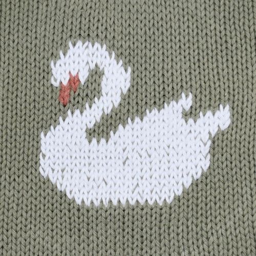 Duplicate Stitch Embroidery Swan image small