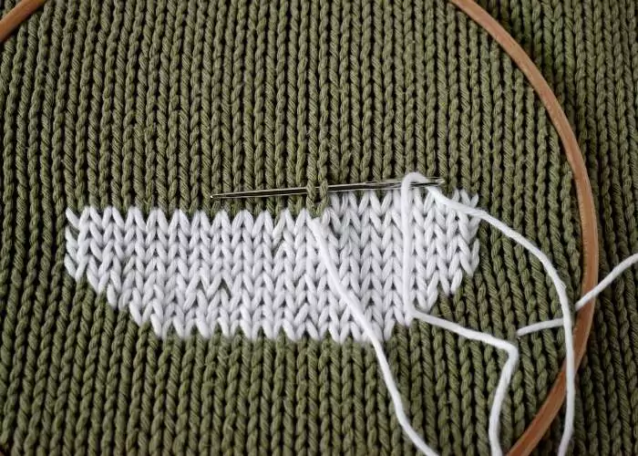 Duplicate Stitch Embroidery - more rows