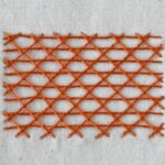 Honeycomb Trellis Filling Embroidery Small image