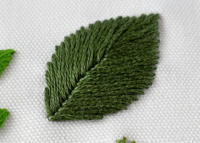 Leaf stitch leaf