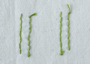 Closed Chain Stitch reverse side