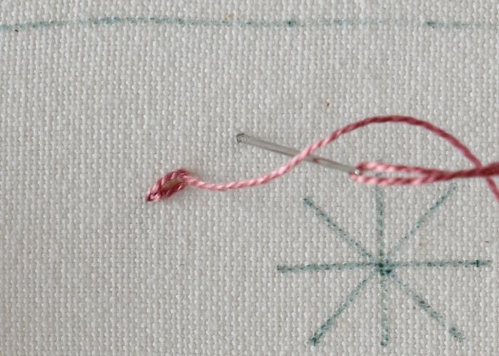 Single Long Tailed Chain Stitch