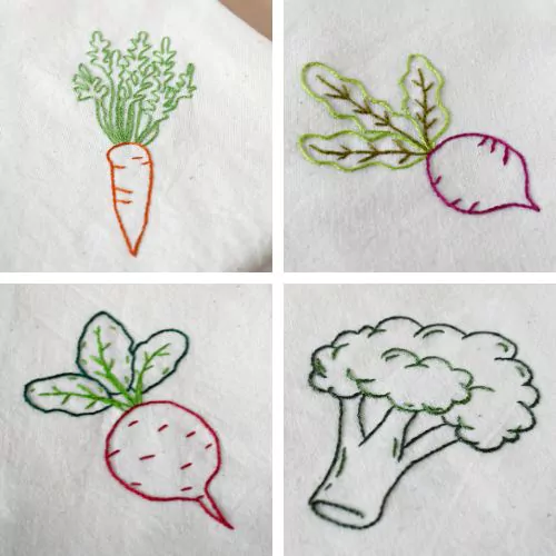Veggie Embroidery Tutorial small image