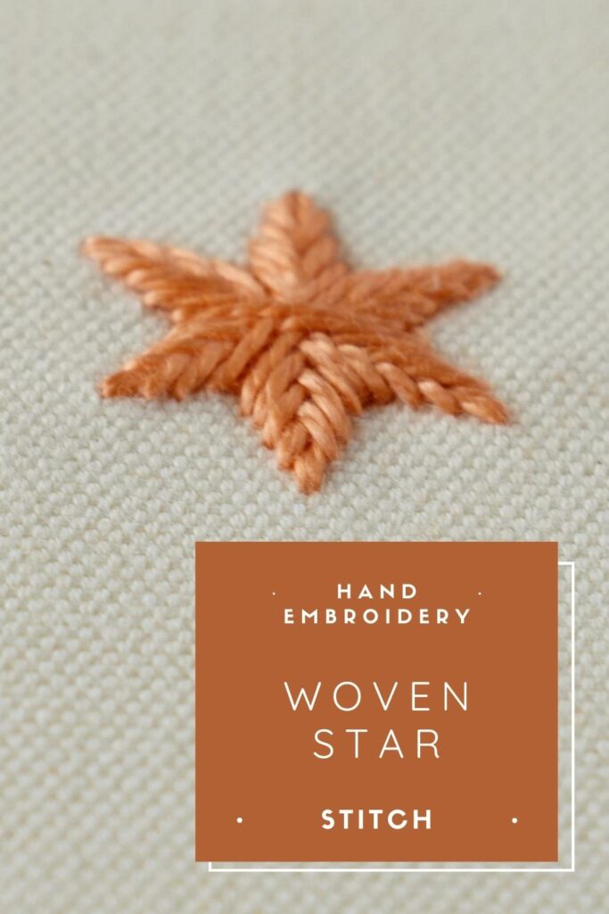 Embroidery Made Easy: Woven Star Stitch Guide