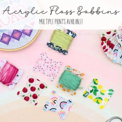 Acrylic Embroidery Floss Bobbins on Etsy