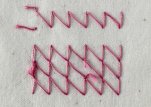 Bosnian Stitch reverse side image