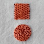 Couching Stitch Filling with DMC embroidery floss