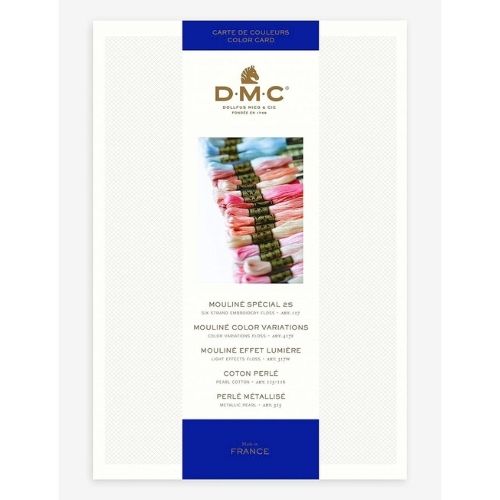 Hand embroidery accessories - DMC threaded color card on Amazon