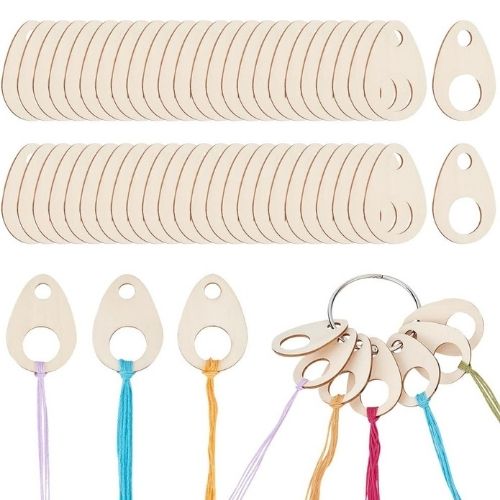 Accessories for hand embroidery - Wood thread drops on Amazon