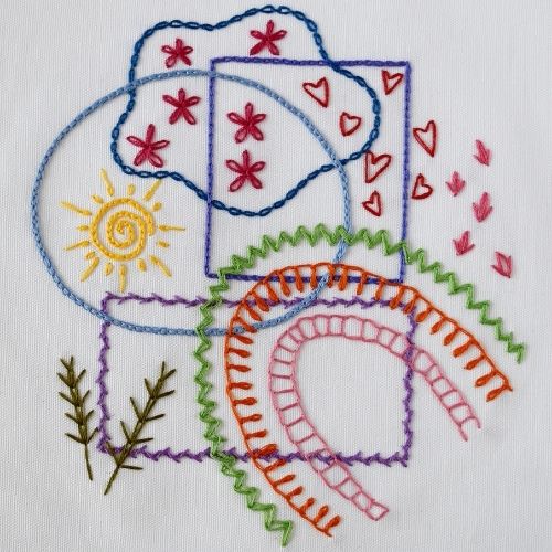 14 Chain Stitch Variations For Borders, Outlines, and Decoration small image