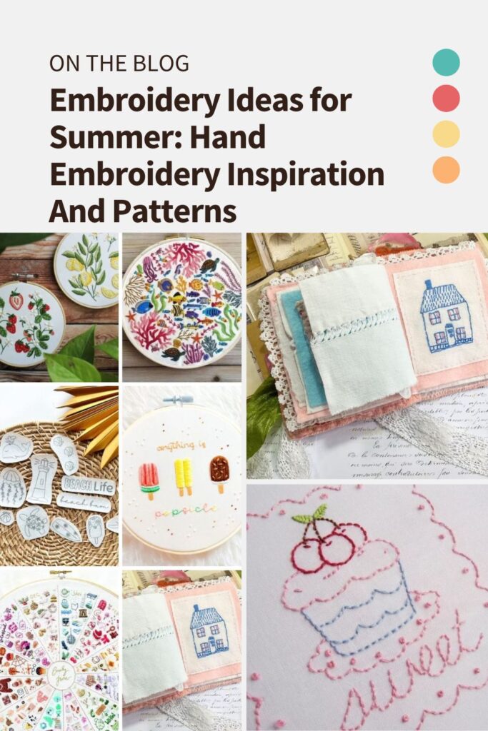 Embroidered Memories: Summer Projects and Patterns PIN image