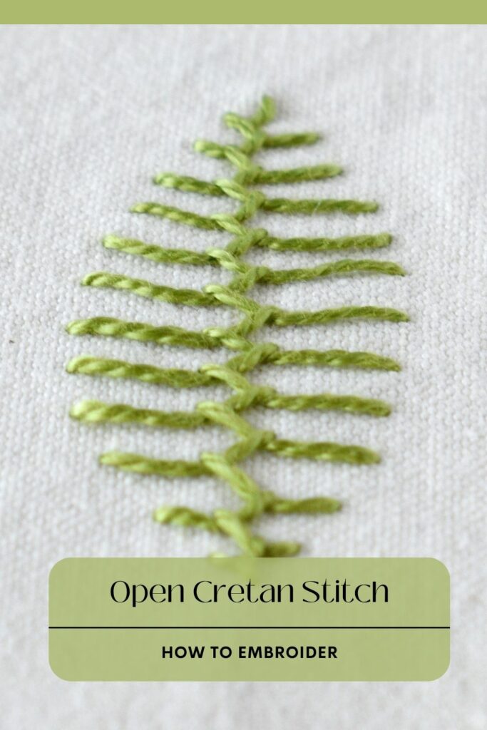 Step-by-Step Open Cretan Stitch Tutorial