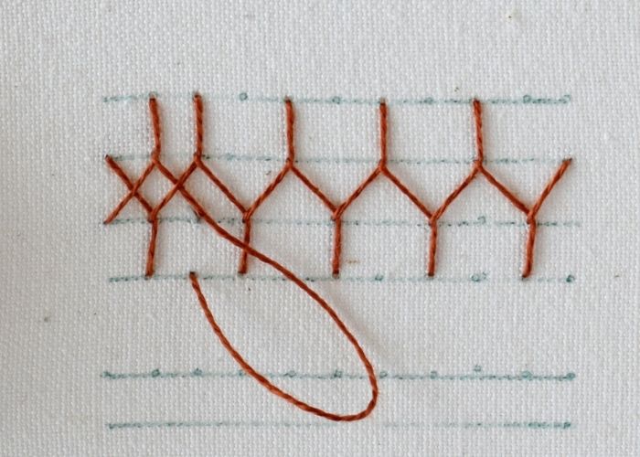 Double Cretan Stitch Step5 image