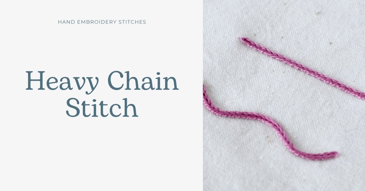 Chainstitch Project Heavy Chain Stitch