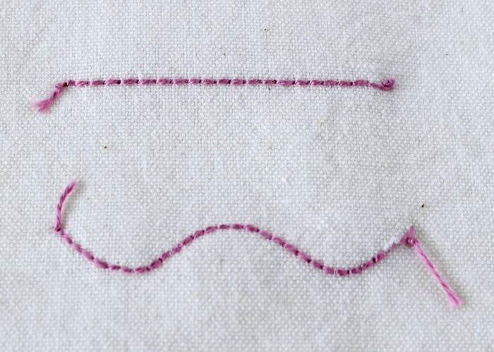 Heavy Chain Stitch reverse side image