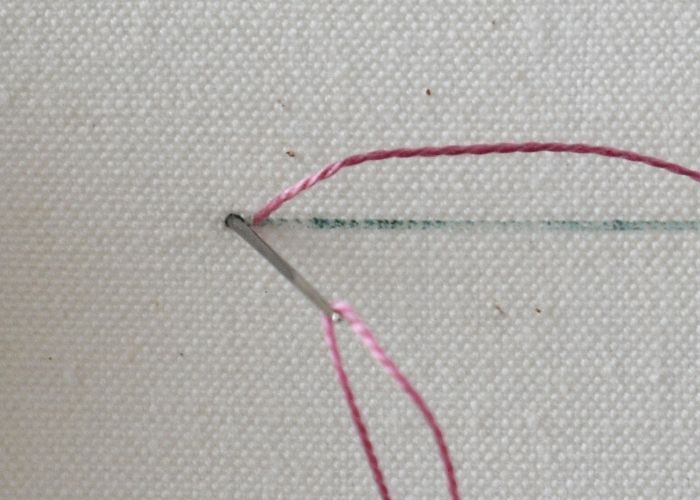 Heavy Chain Stitch embroidery instructions