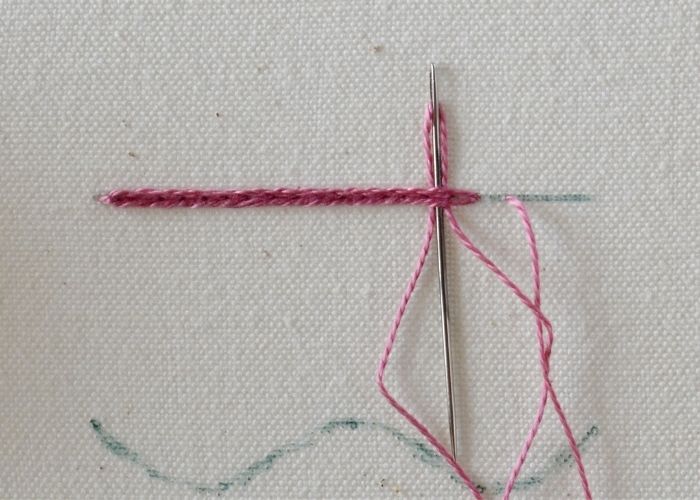 Heavy Chain Stitch step 5 image