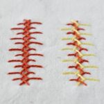 Long and Short Cretan Stitch embroidery small image