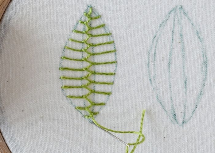 Open Cretan Stitch Step 5 image