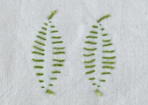 Open Cretan Stitch reverse side image