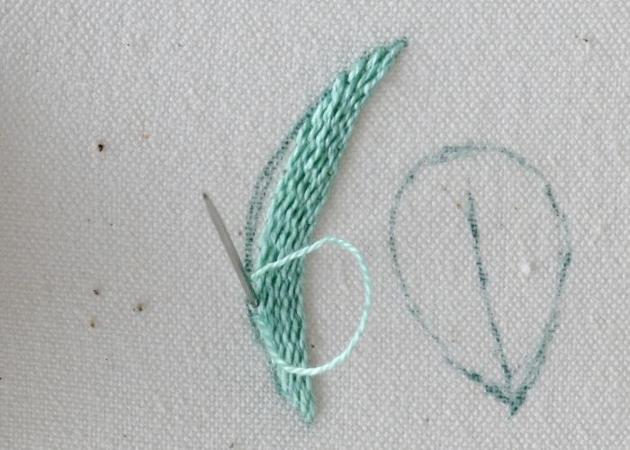 Stem Stitch Filling Step 4 image