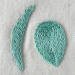Stem Stitch Filling with pearl cotton small image