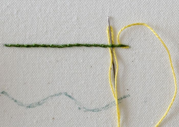 Whipped Stem Stitch Embroidery tutorial image