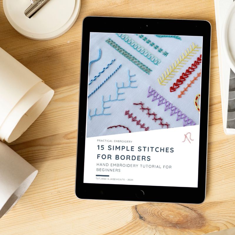15 Simple Stitches For Borders Tutorial Shop cover image