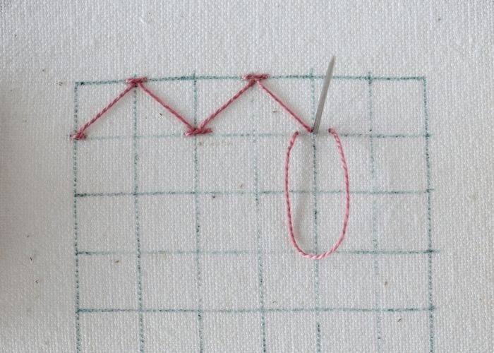 Chevron Stitch Filling Step 1 image