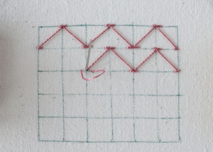 Chevron Stitch Filling Step 2 image