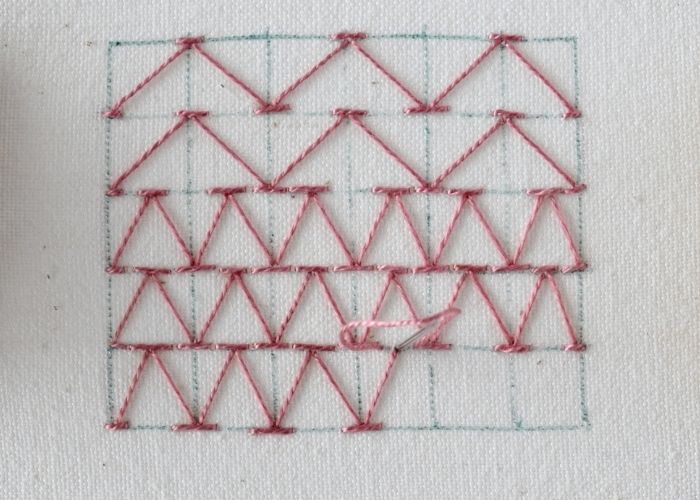 Chevron Stitch Filling Step 4 image